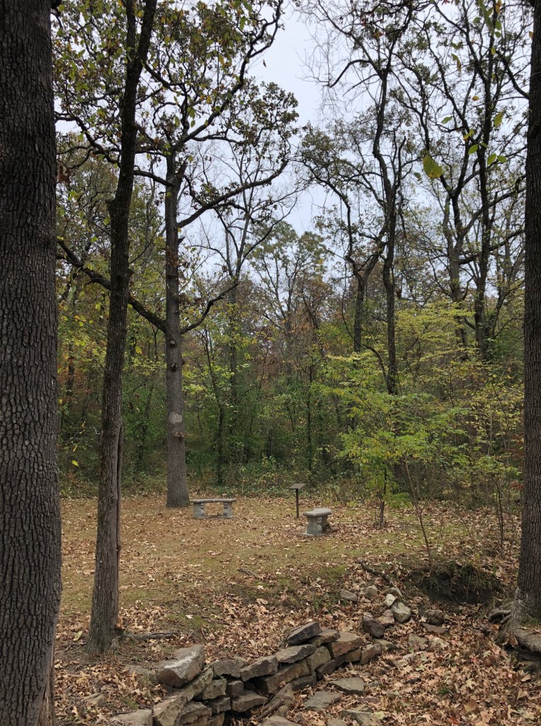 Autumn park in Bolivar, Missouri
